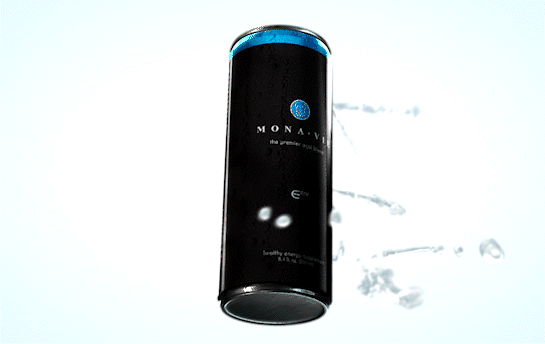 Monavie MVE Energy Drink Table Top product Cinematography Telly Award winning television video commercial featuring model Roberta Little