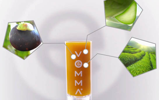 Vemma nutritional energy drink TVC Table Top product Cinematography Commercial designed by Creative Director Christopher Bigbie of Dallas, Texas